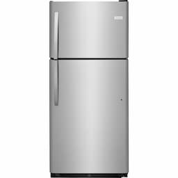 Kenmore Top Freezer Refrigerator with Ice Maker - Fingerprint-Resistant Stainless Steel  - By American Freight